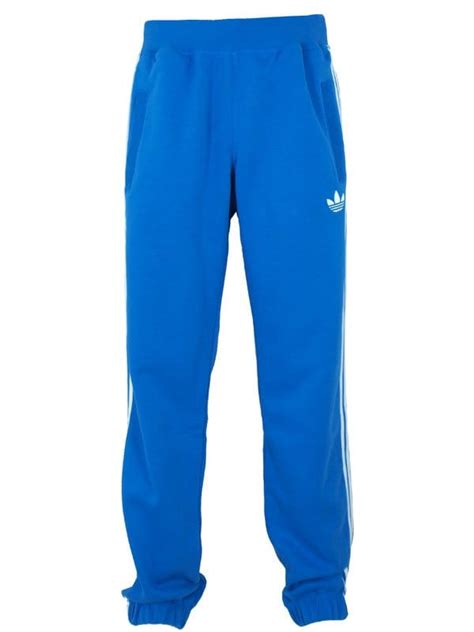 Adidas Originals Sport Fleece Track Pants In Bluebird Shop Adidas