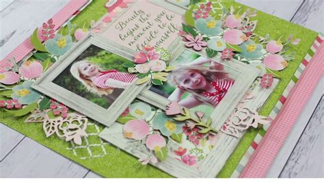 Scrapbook Layout Tutorial Youtube