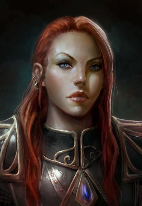 Aynjell Character Portraits Female Characters Fantasy Women