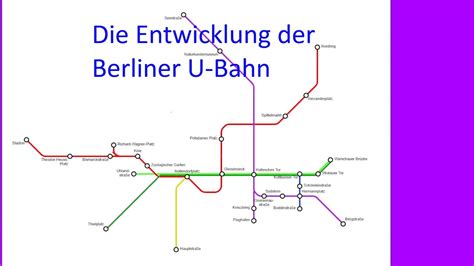 Die Entwicklung Des Berliner U Bahn Netzes Hd Youtube