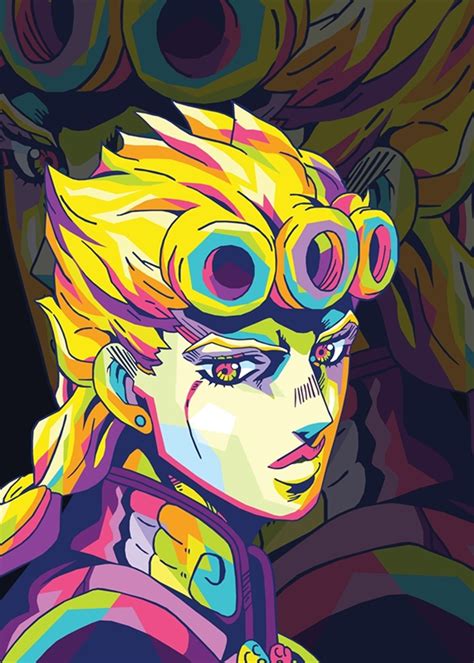 Giorno Giovanna Popart Anime Posters And Prints By Qreative Printler