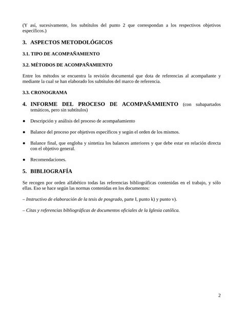 Pdf Estructura De La Tesis De La Maestr A En Acompa Amiento Pdf