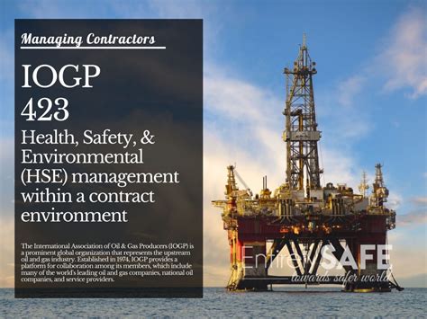 Iogp Report 423 Managing Hse In Contract Environment