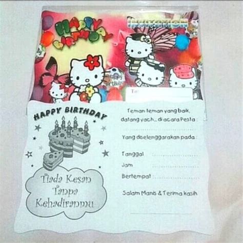 Detail Undangan Happy Birthday Koleksi Nomer