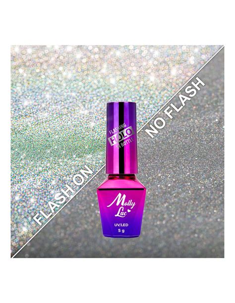 Hybridlakk MollyLac Flashing Holo In Bottle 5ml