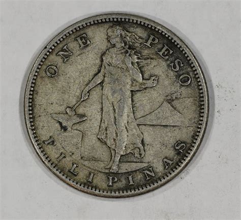 1907 S Us Philippines One Peso Silver Coin J Robinson Rare Coins