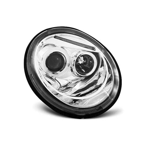 PHARES ANGEL EYES CHROME pour VW à 323 14 Chez CAROU TUNING CONCEPT