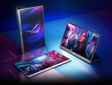 ASUS ROG Strix XG17AHPE 17.3 inch 240 Hz USB-C portable gaming monitor ...