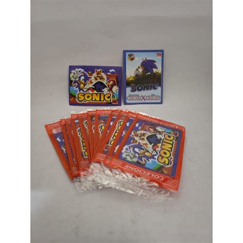 Kit Cards 2 5 SONIC Cards Figurinhas Brincadeira De Bater Bafo 25