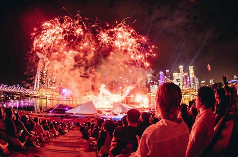 Star Island Marina Bay Singapore Countdown Wowed Spectators