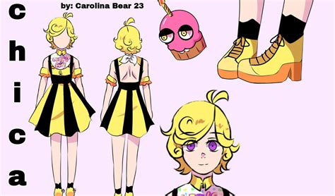 Chica Fnaf Human Design Carolina Bear 23 By Carolinabear23 On Deviantart