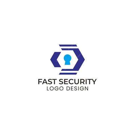 Premium Vector | Fast security logo design