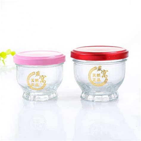 Customized 75ml 100ml Glass Food Jar For Edible Bird’s Nest With Lid