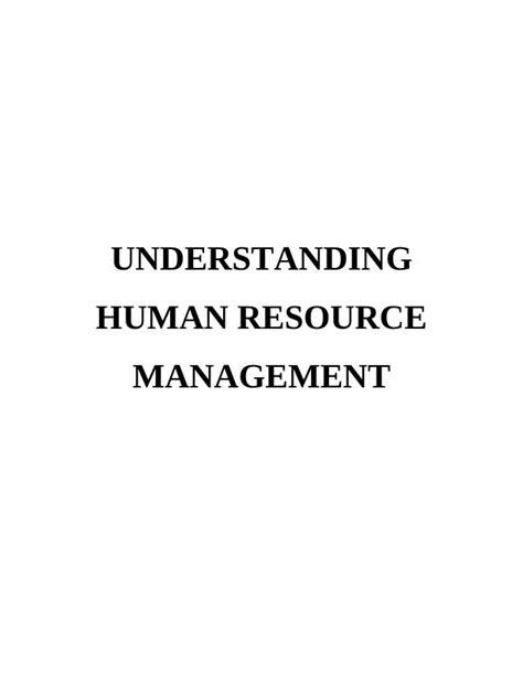 Role And Functions Of Hr Management In Consult Land Report