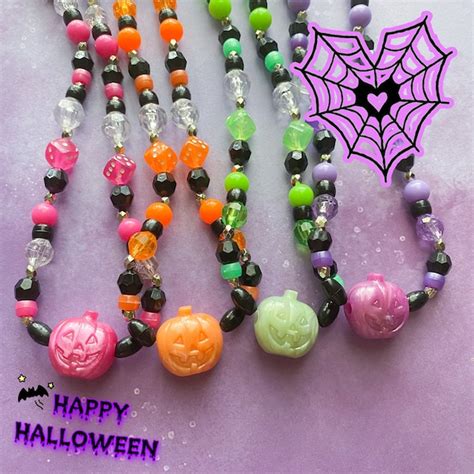 Jack O Lantern Bead Etsy