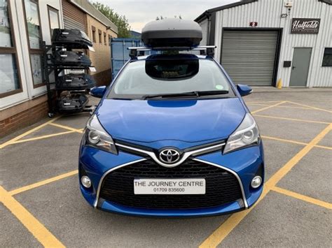 2016 Toyota Yaris Thule Wingbar Evo Roof Bars And Thule Force Xt M Roof Box The Journey