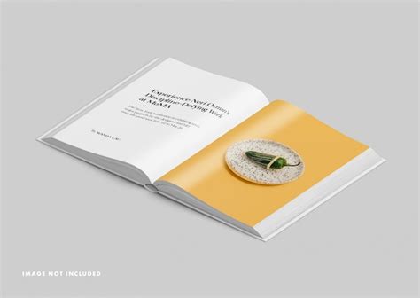 Premium Psd Open Book Mockup