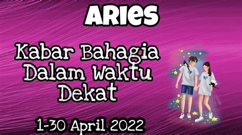 Aries Kabar Bahagia Dalam Waktu Dekat Bulan April Aries