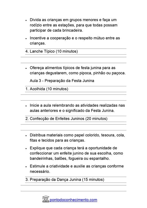 Plano De Aula Festa Junina Educa O Infantil Alinhado A Bncc