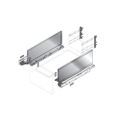 Blum LEGRABOX Interior Roll Out System 24 D Full Ext 155lb C