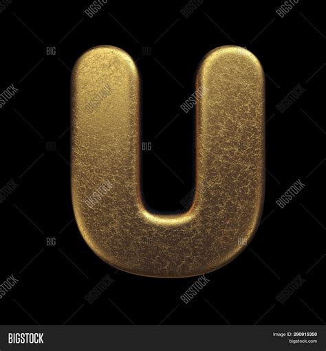 Gold Letter U Upper Image And Photo Free Trial Bigstock