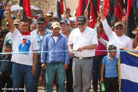 Gobierno Sandinista inauguró tramo de carretera productiva en San