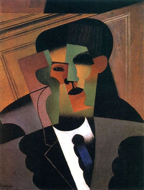 The Athenaeum Head Of A Man Juan Gris Cubist Paintings Cubist