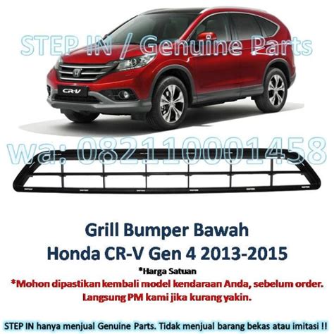 Jual Ram Grill Bawah Bemper Kisi Kisi Honda CRV 2013 2014 2015 Grille