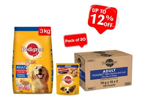 Pedigree Adult Chicken And Vegetables 3kg Pedigree Adult With Chicke