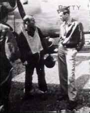 Maj Jimmy Stewart Confers With A B 24 Crew Member