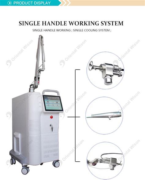 Vertical CO2 Fractional Laser Wrinkle Removal Skin Scanning Anti Aging