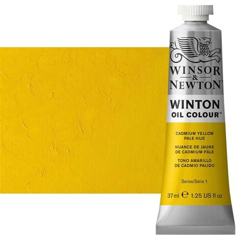 Winton Oil Color Cadmium Yellow Pale Hue 37ml Tube Jerry S Artarama