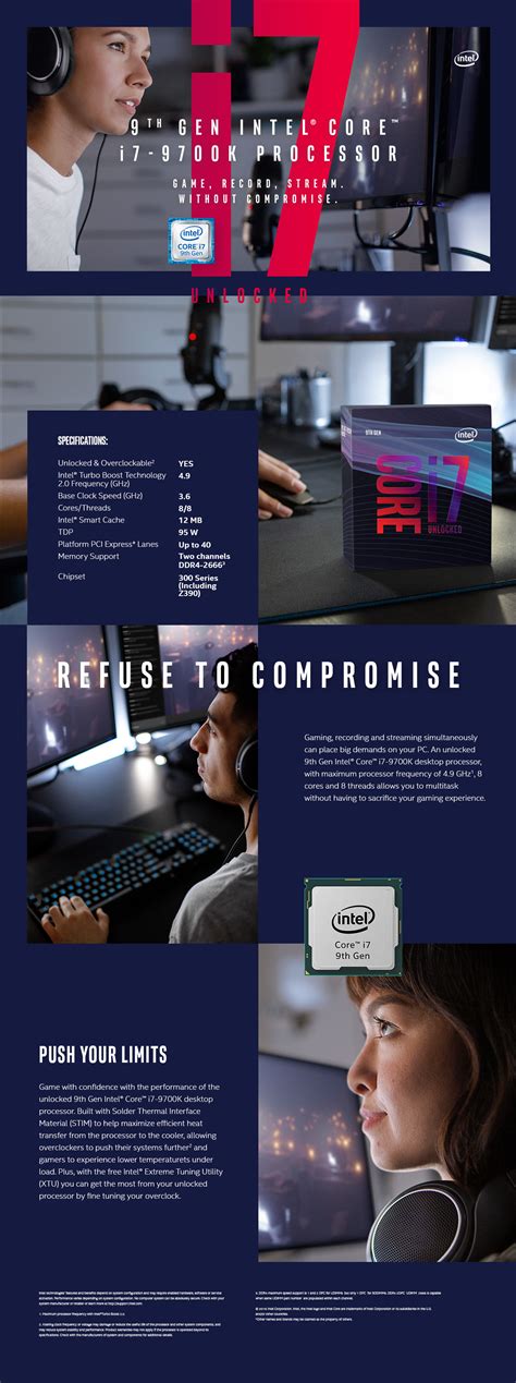 Buy Intel Core i7 9700K Processor [BX80684I79700K] | PC Case Gear Australia