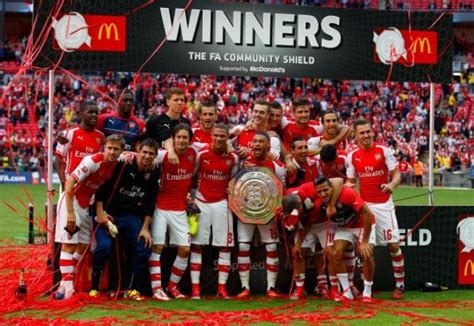 In PICS: Arsenal Win Community Shield