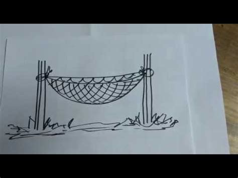 How To Draw A Hammock Easy Drawing Tutorials For Beginners Youtube