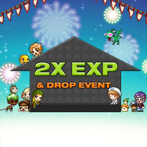 2x Exp And Drop Event 127 129 Official Maplestory Website