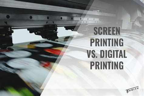 Screen Printing Vs Digital Printing Choosing Wisely