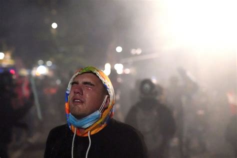 Dramatic Photos Show Portland Protests Escalating