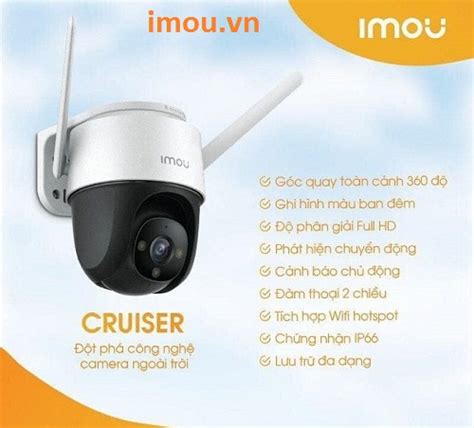 Imou vn Khuyến mãi Khủng đến 60 4MP S42FP IMOU Cruiser zoom tặng thẻ