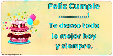 Felicitaciones Personalizadas de cumpleaños Tartas Feliz Cumple