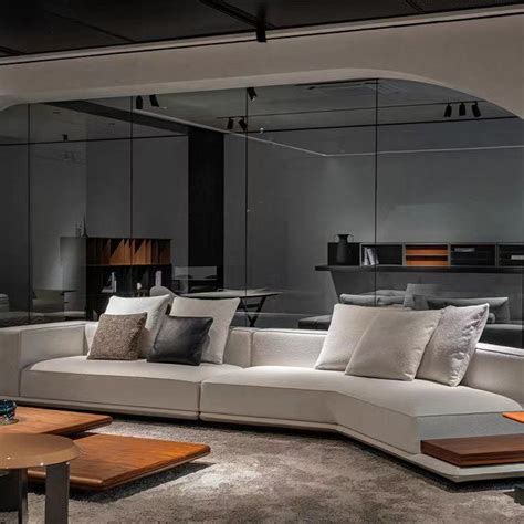 Sectional Modular Sofa with Chaise Longue - Milano Interiors