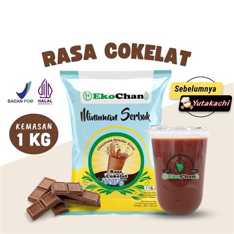 Bubuk Minuman Rasa Coklat 1 Kg EkoChan Powder Drink Lazada Indonesia