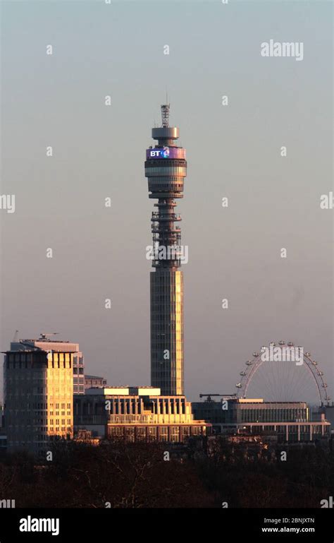 Sunset Bt Tower Formally Known As Post Office Tower And British Telecom