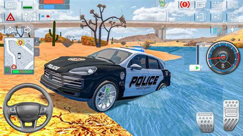 Porsche SUV Car HD Police Sim 2022 Cop Police Simulator Patrol Officers