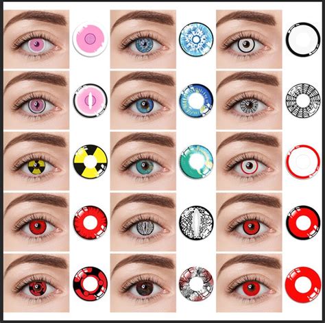 1 Year Color Contact Lenses Wholesale Cosplay Halloween Contacts Scary Crazy Colored Contact