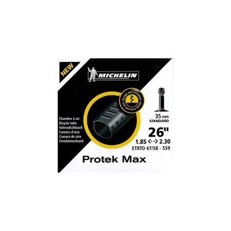 MICHELIN Inner Tube Protek Max 26 Inch Mountain Bike