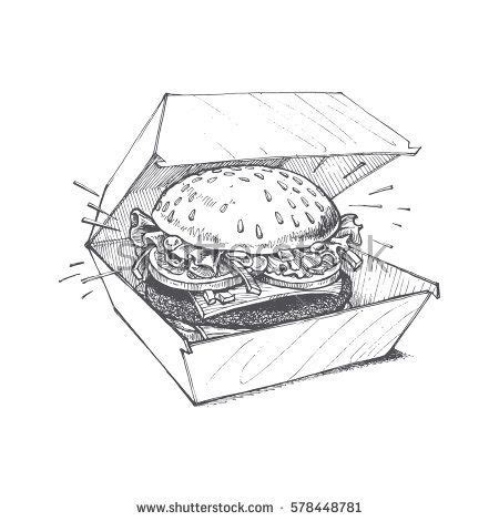 Doodle Art Drawing Canvas Drawing Hamburger Drawing Inkscape