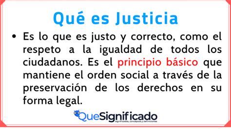 Justicia Concepto Fundamental En La Sociedad