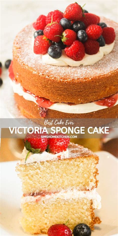 Victoria Sponge Cake Sponge Cake Recipes Victoria Sponge Cake Cake