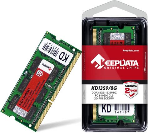 Memória Ram Notebook Ddr3 8gb 1333mhz Keepdata Kd13s9 8g Amazon br